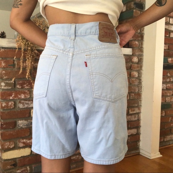SOLD Vintage Y2K Levi's Denim Jorts Shorts - Picture 2 of 6